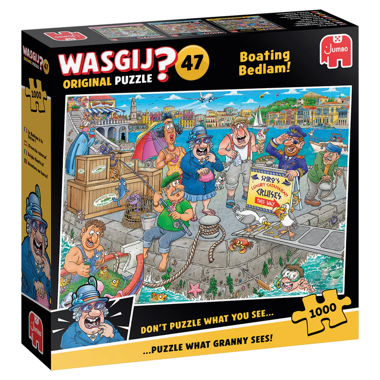 Wasgij Original #47 Boating Bedlam! 1000 bitar Jumbo - 2