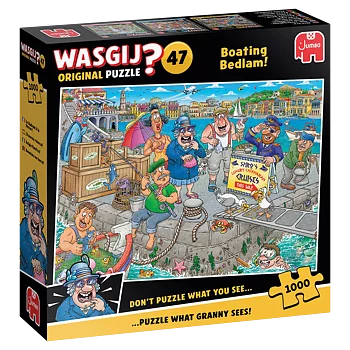 Wasgij Original #47 Boating Bedlam! 1000 bitar Jumbo