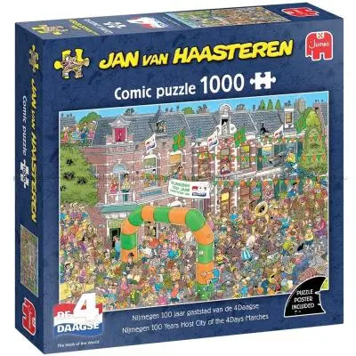 Nijmegen 100 Years Host City of the 4 Days Marchers,  1000 Bitar JVH Jumbo - 2