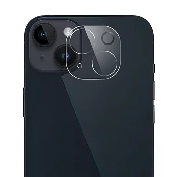 Reptåligt iPhone 15/Plus linsskydd - Transparent