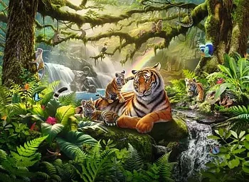 Jungle Wildlife Wonders, 300 XXL Bitar Ravensburger