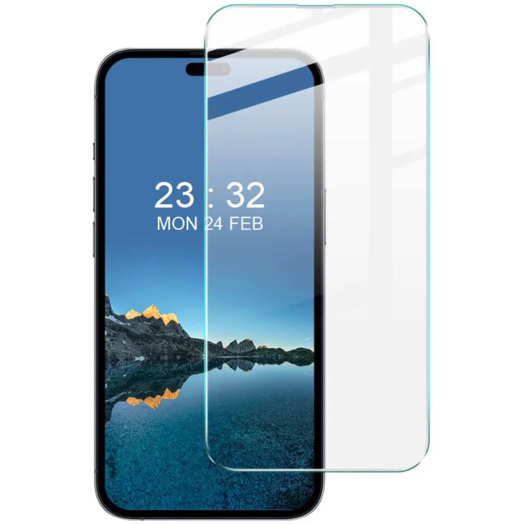 IMAK iPhone 15 Plus skärmskydd - Transparent