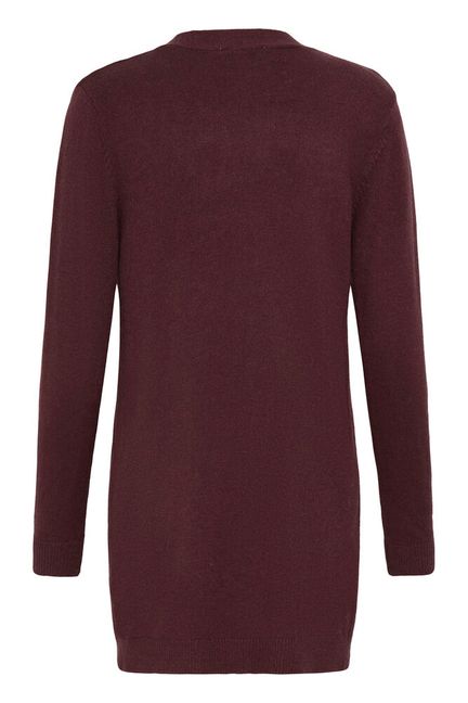 B Young  - Nonina Cardigan Vinröd - 2