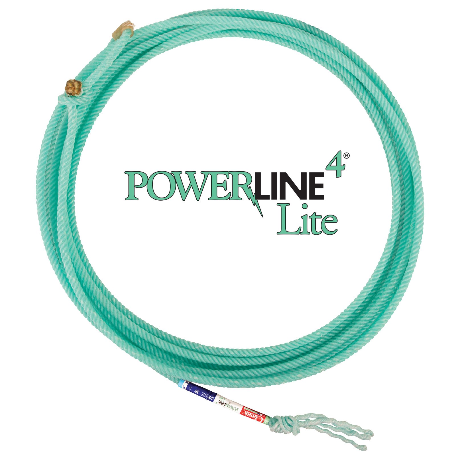 Classic Powerline4 Lite Team Rope, 35-foot Heel MS