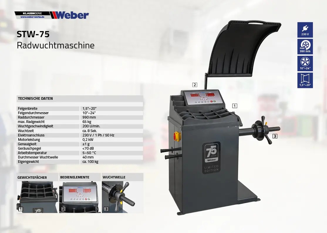 75års JUBILEUMS DÄCKPAKET WEBER med Hjälparm - 17