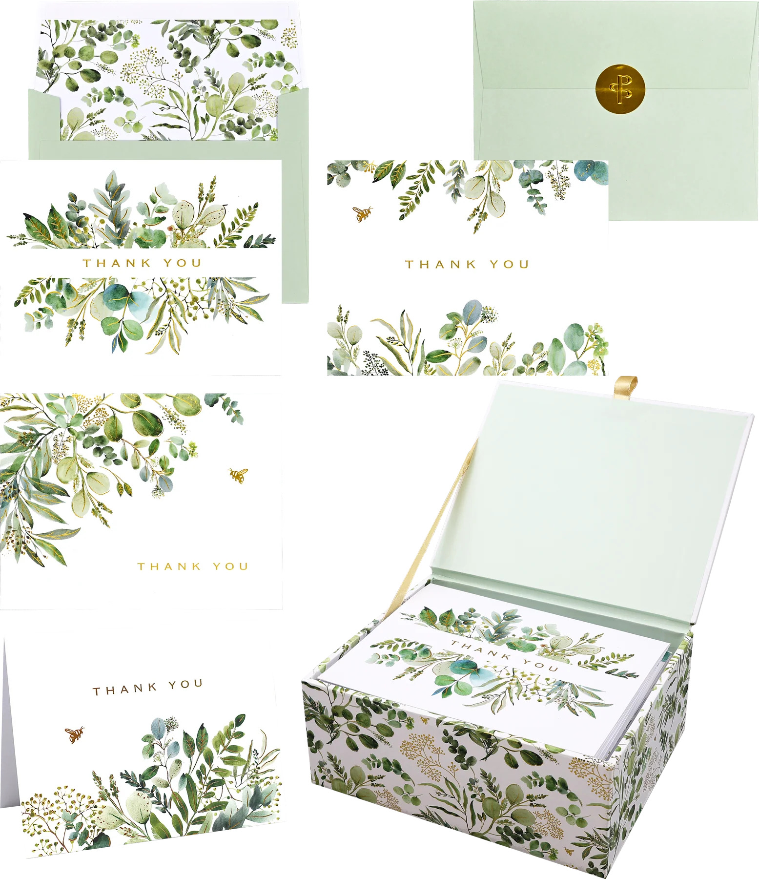 Eucalyptus Premium Note Cards