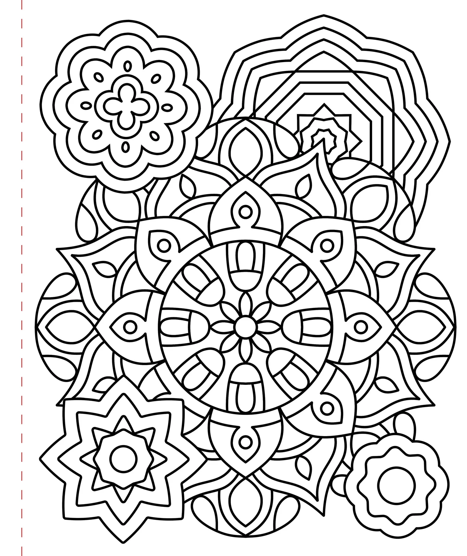 Mindfulness Large Print Coloring Book - 3