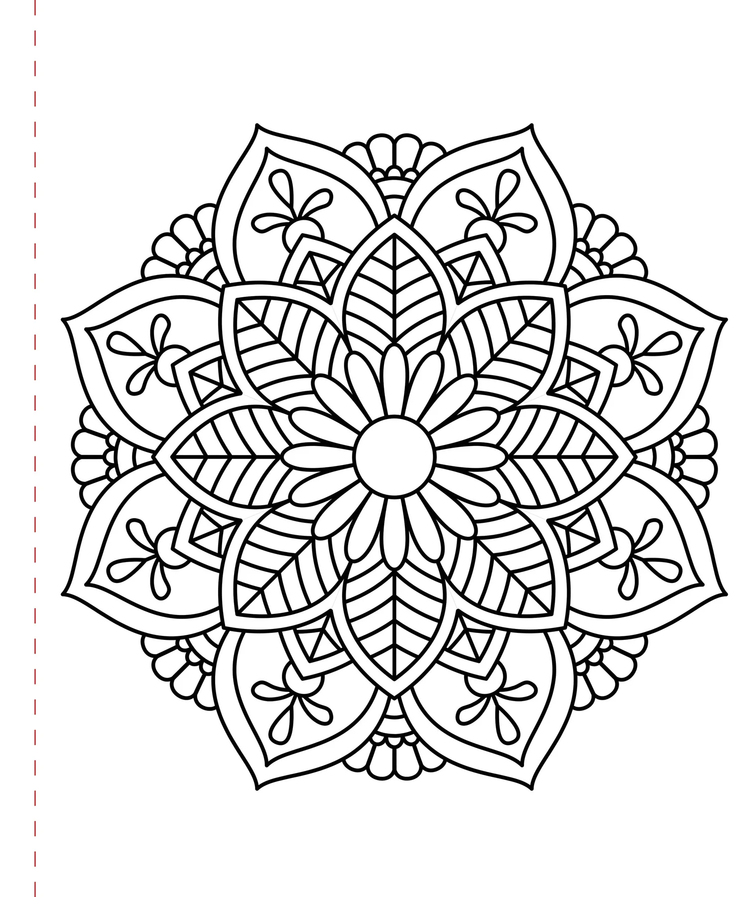 Mindfulness Large Print Coloring Book - 5