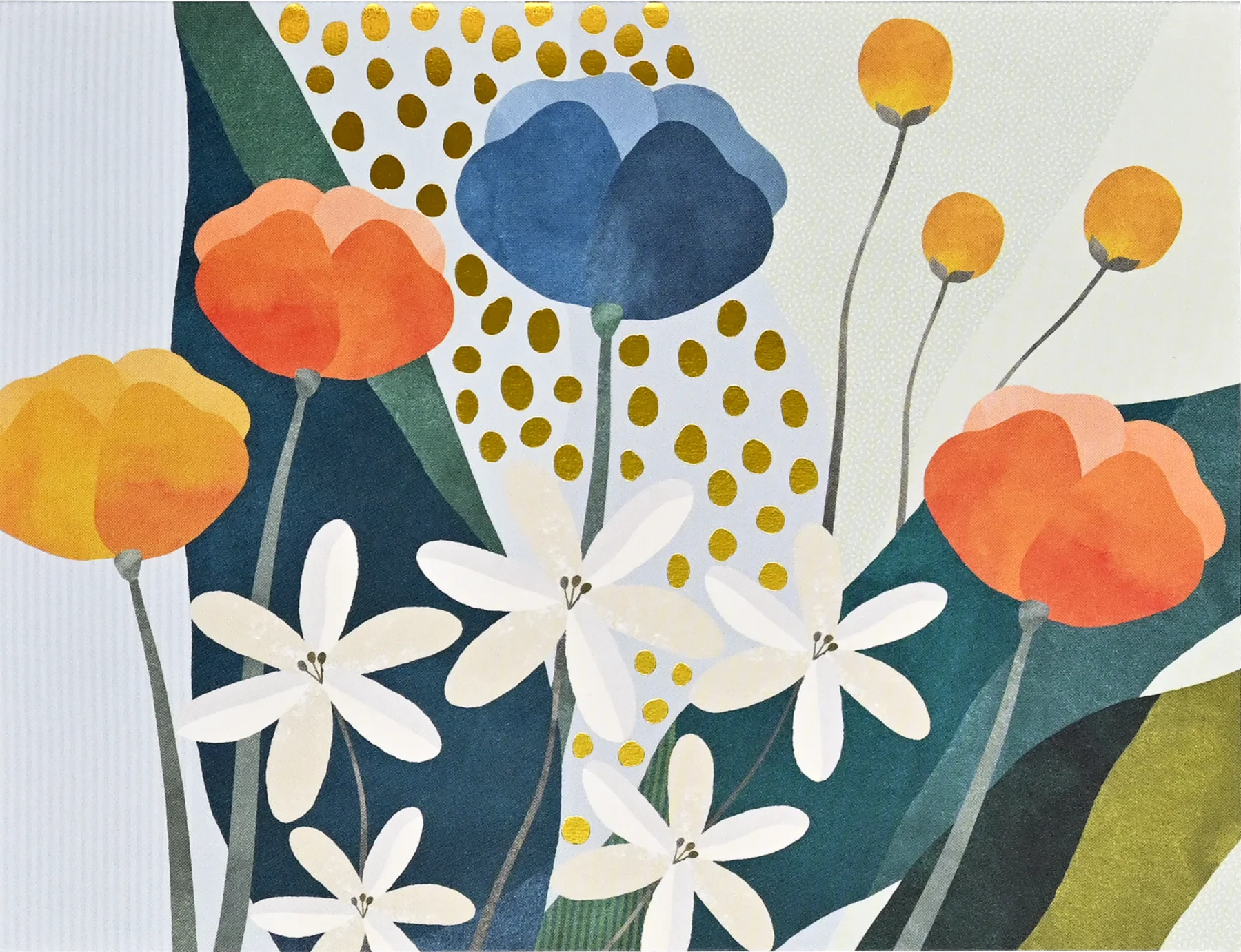 Floral Premium Note Cards - 5