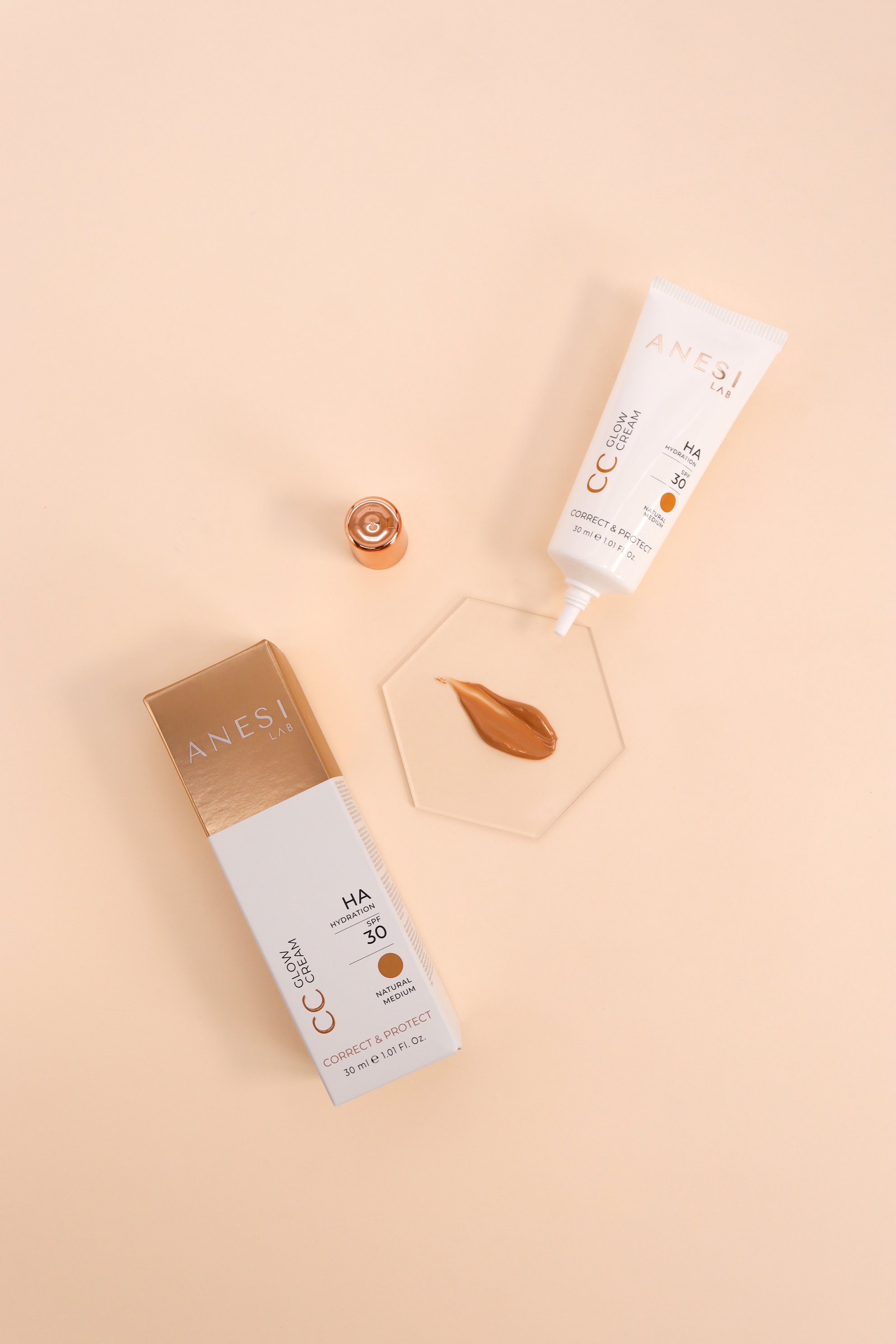 Anesi CC Cream Natural Medium 30 ml