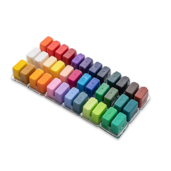 HIMI Twin Cup Gouache Set 36+3 Brushes Purple - 4