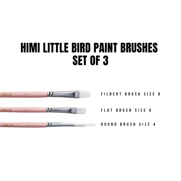HIMI Twin Cup Gouache Set 48+3 Brushes Peach Fuzz - 2