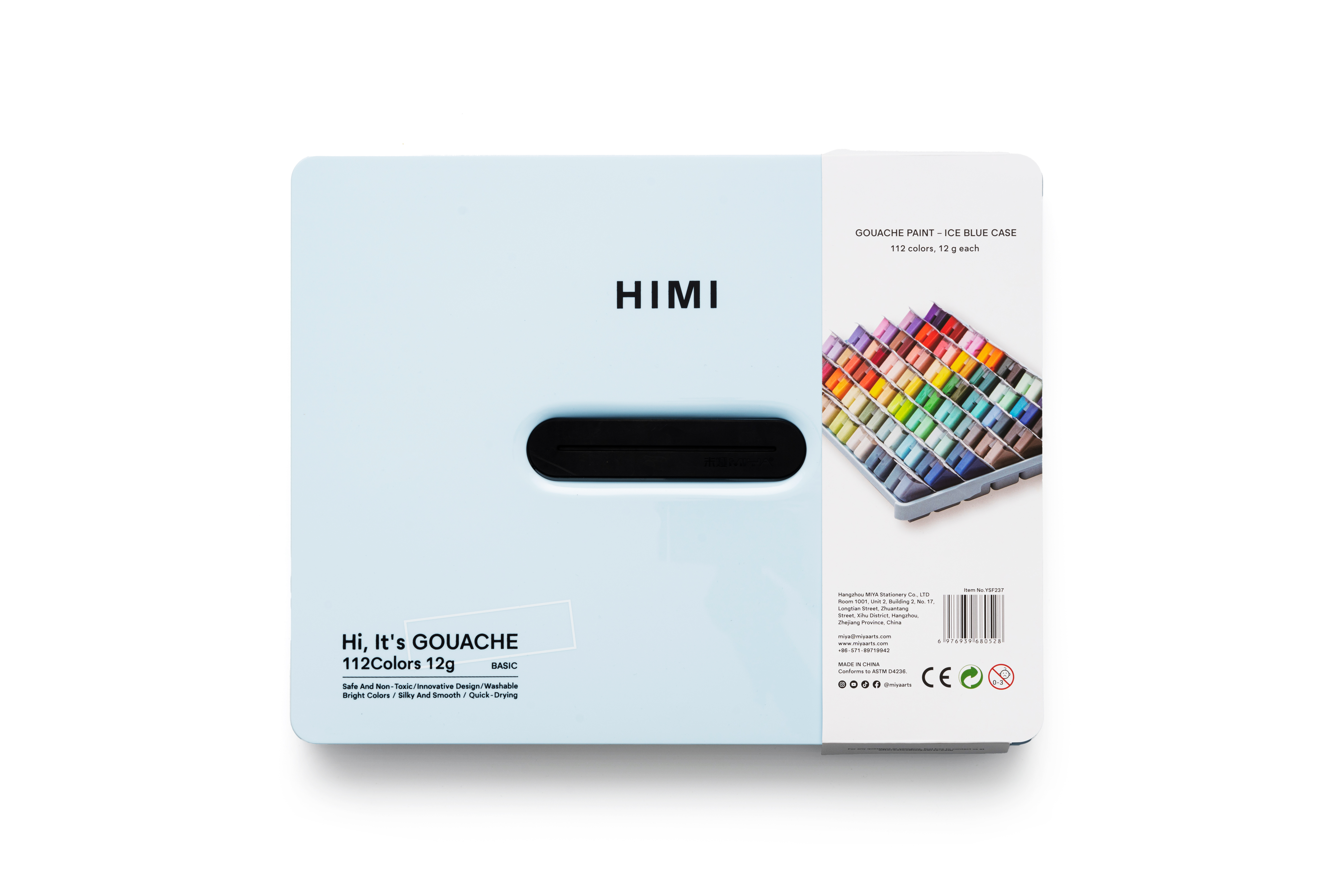 HIMI Twin Cup Gouache Set 112 Ice Blue