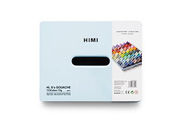 HIMI Twin Cup Gouache Set 112 Ice Blue