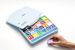 HIMI Jelly Cup Gouache Set 24 Ice Blue