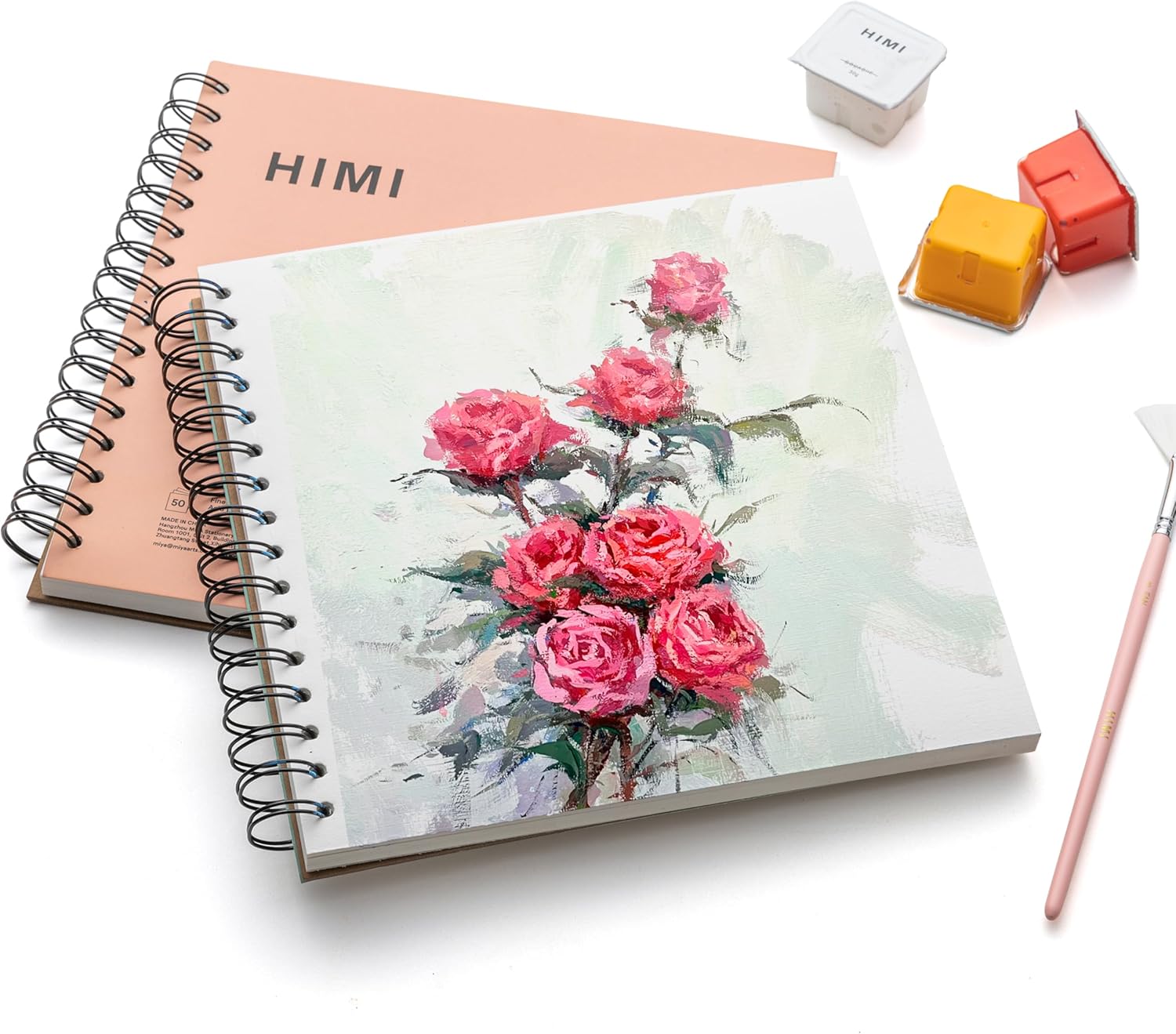 HIMI Paper Pad Gouache Pink Edition - 3