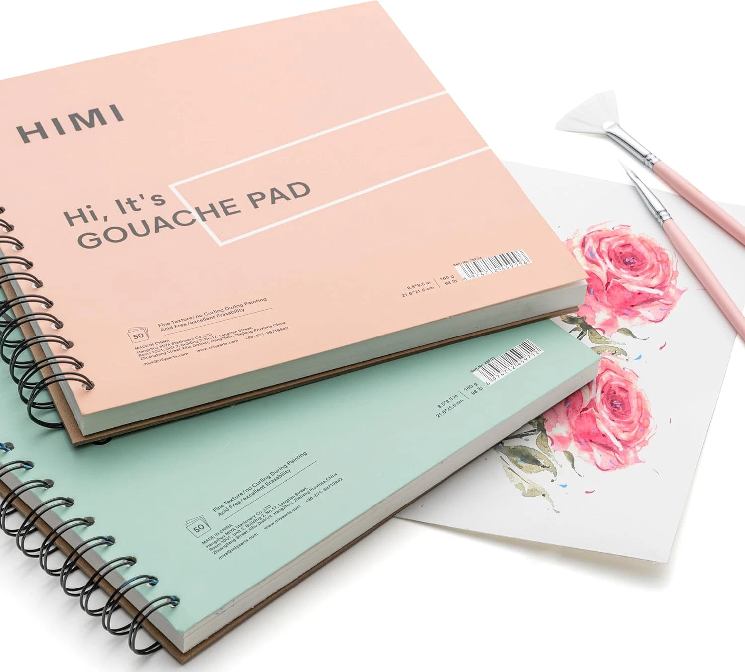 HIMI Paper Pad Gouache Pink Edition - 2