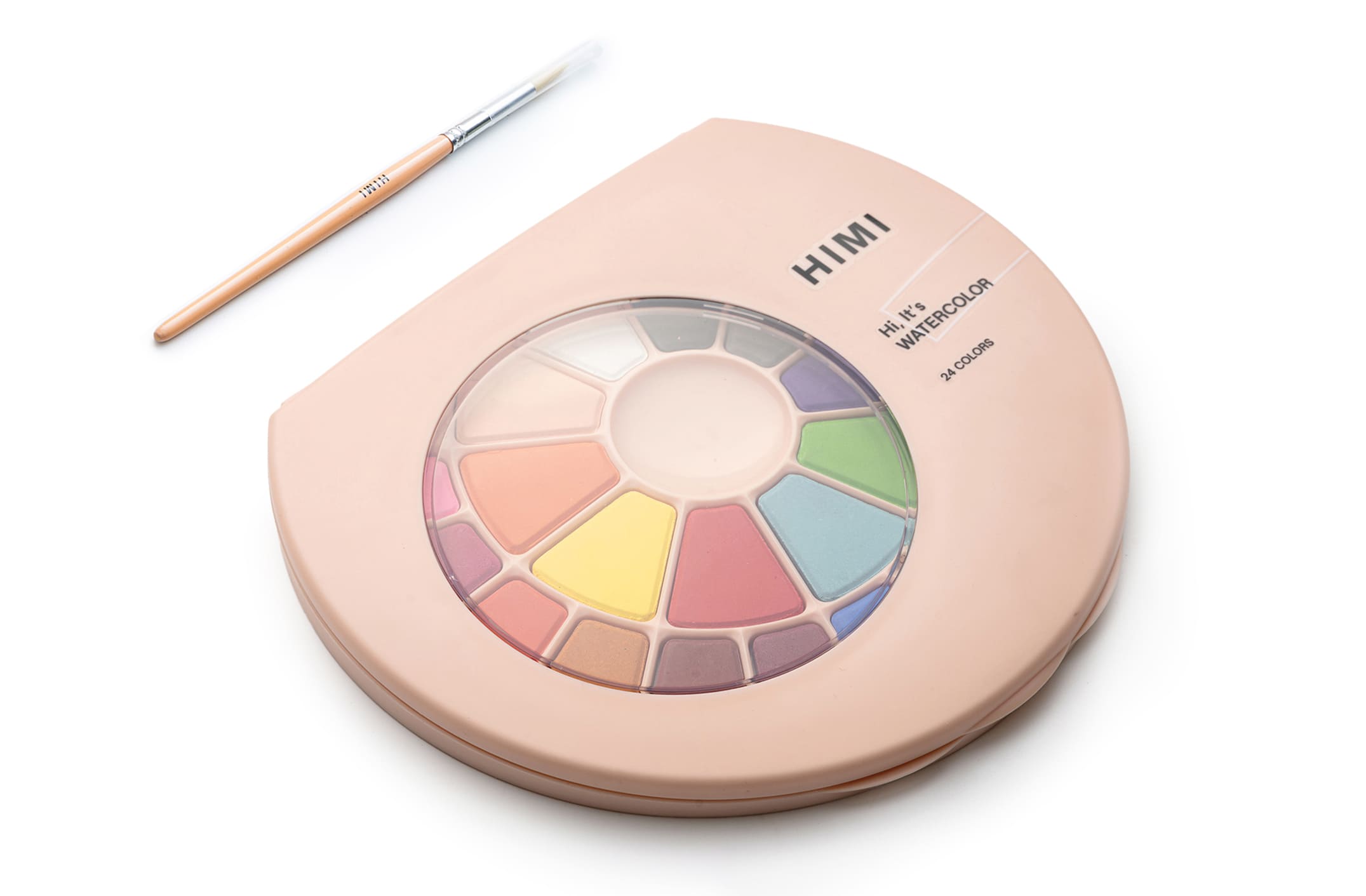 HIMI Solid Watercolour Set –24, Pans Pink Edition - 5