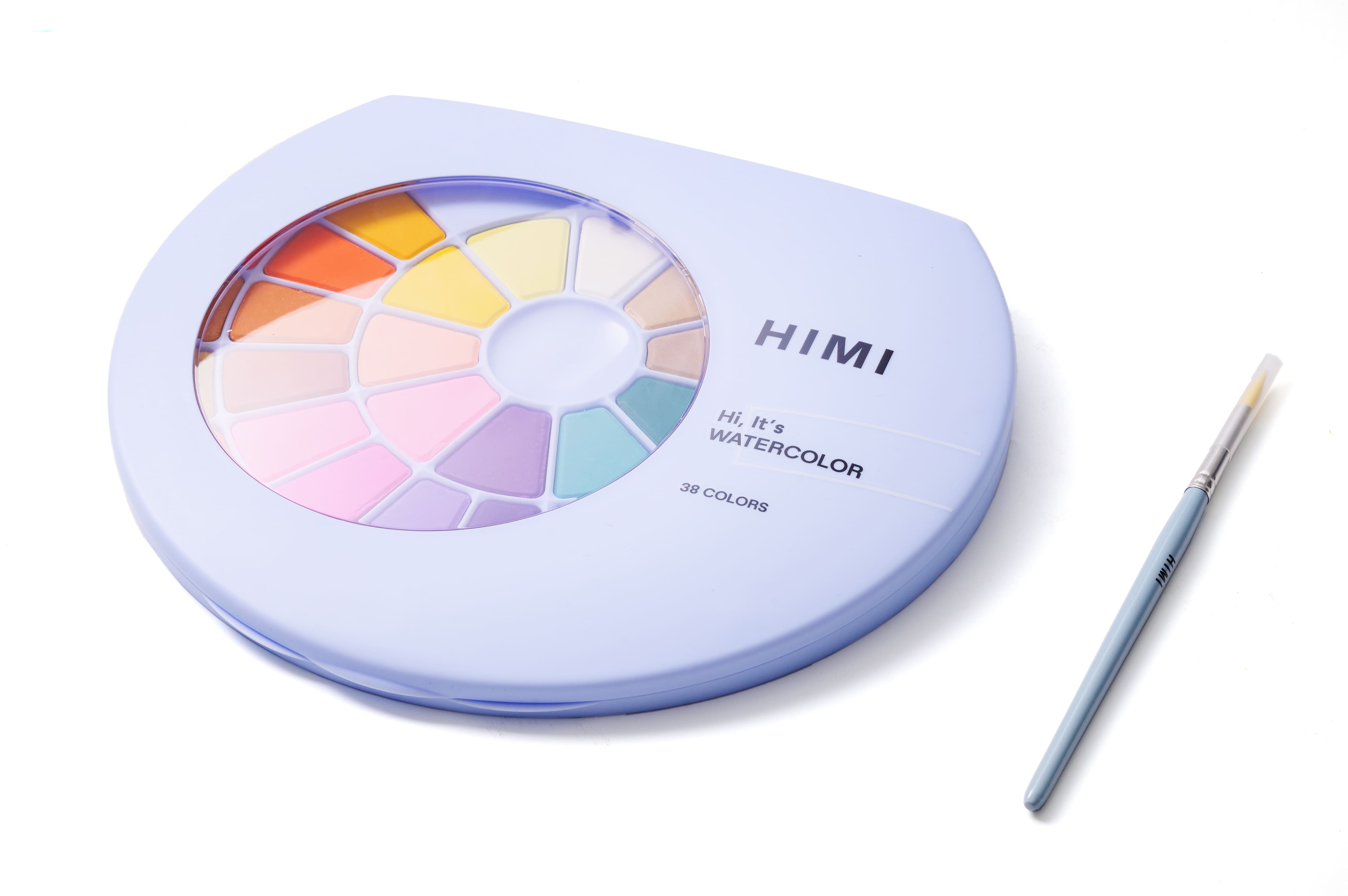 HIMI Solid Watercolour Set –38, Pans Blue Edition - 6