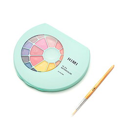 HIMI Semi-Moist Watercolour Set - 24, Pans Green Edition