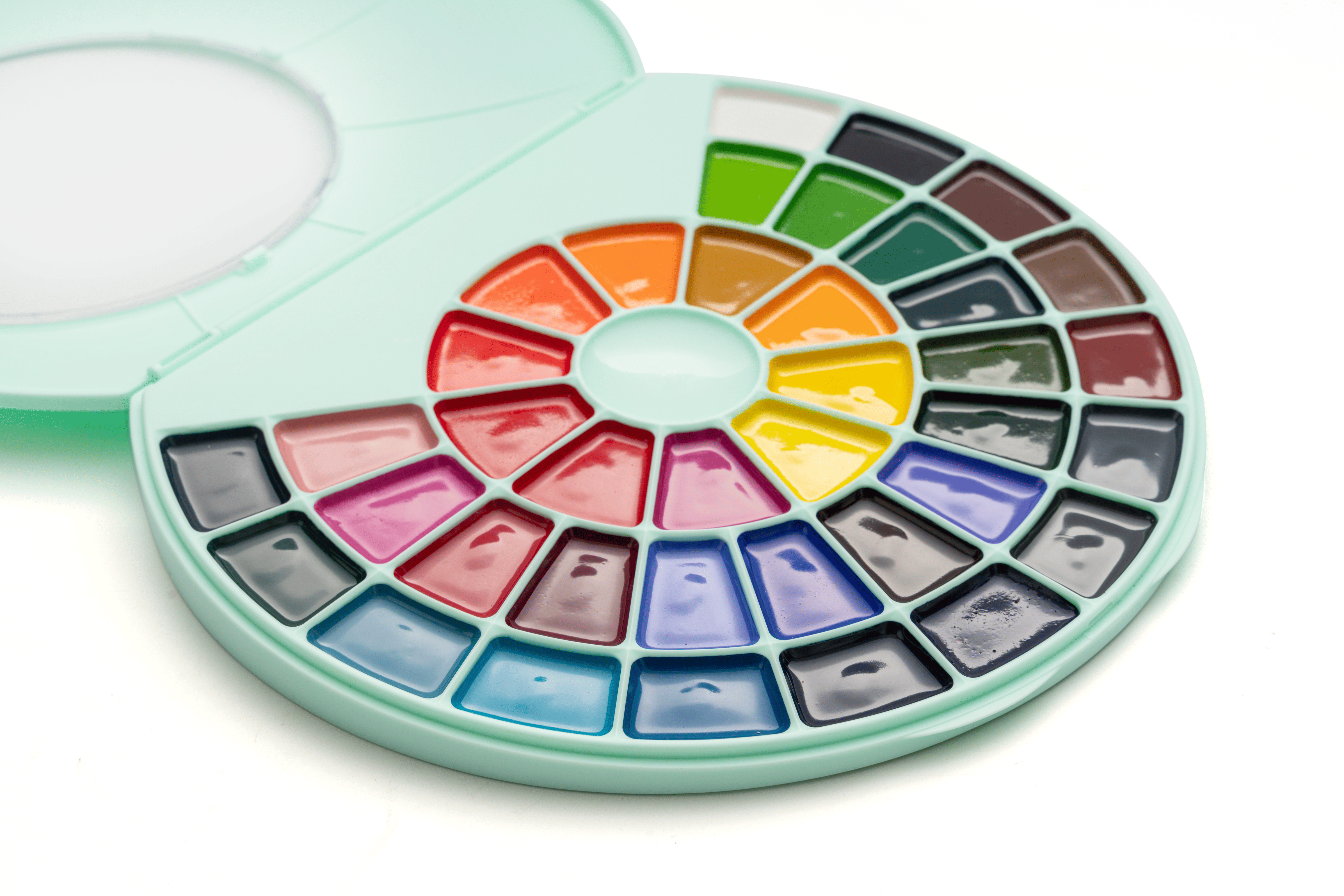 HIMI Semi-Moist Watercolour Set - 38, Pans Green Edition