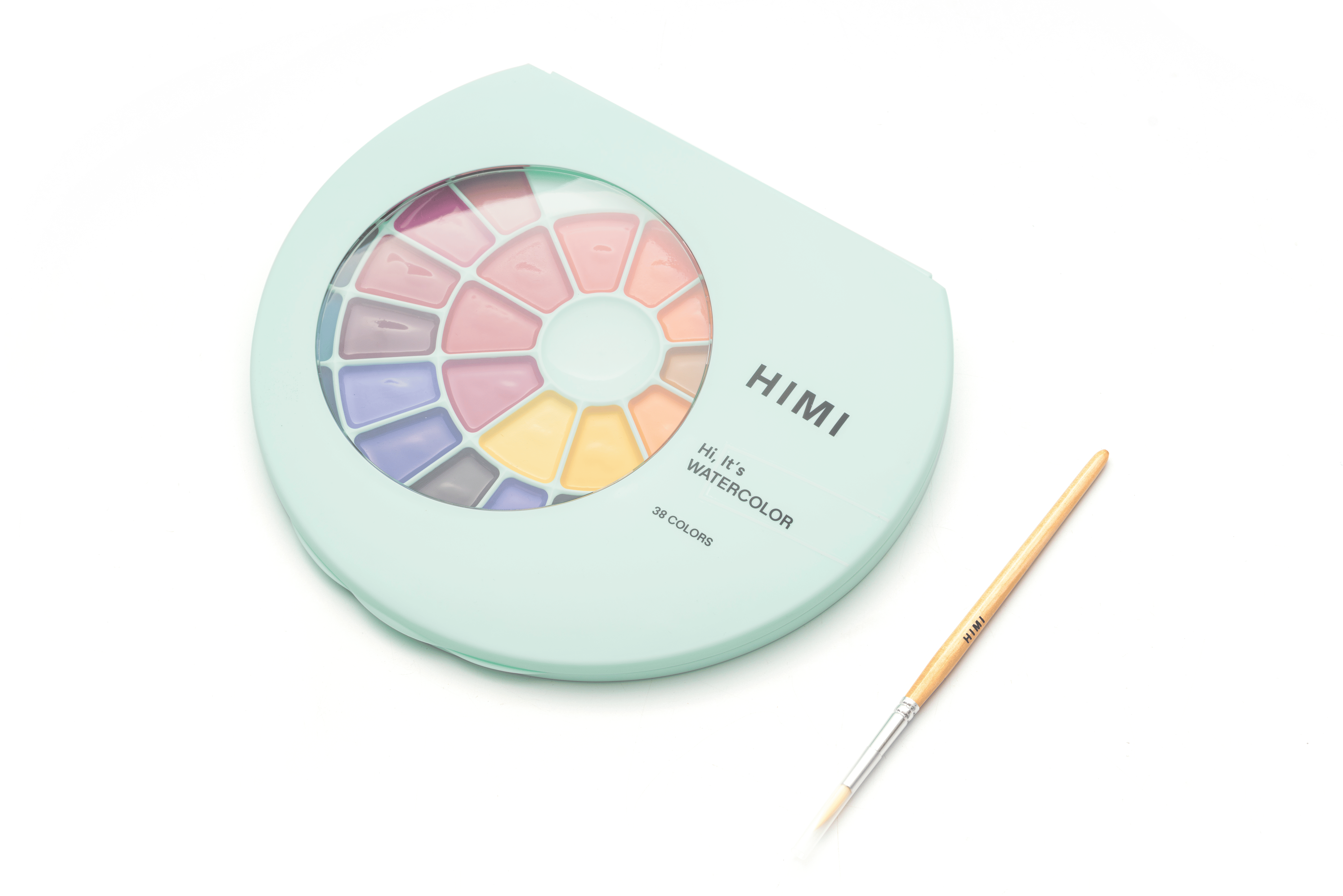 HIMI Semi-Moist Watercolour Set - 38, Pans Green Edition - 3
