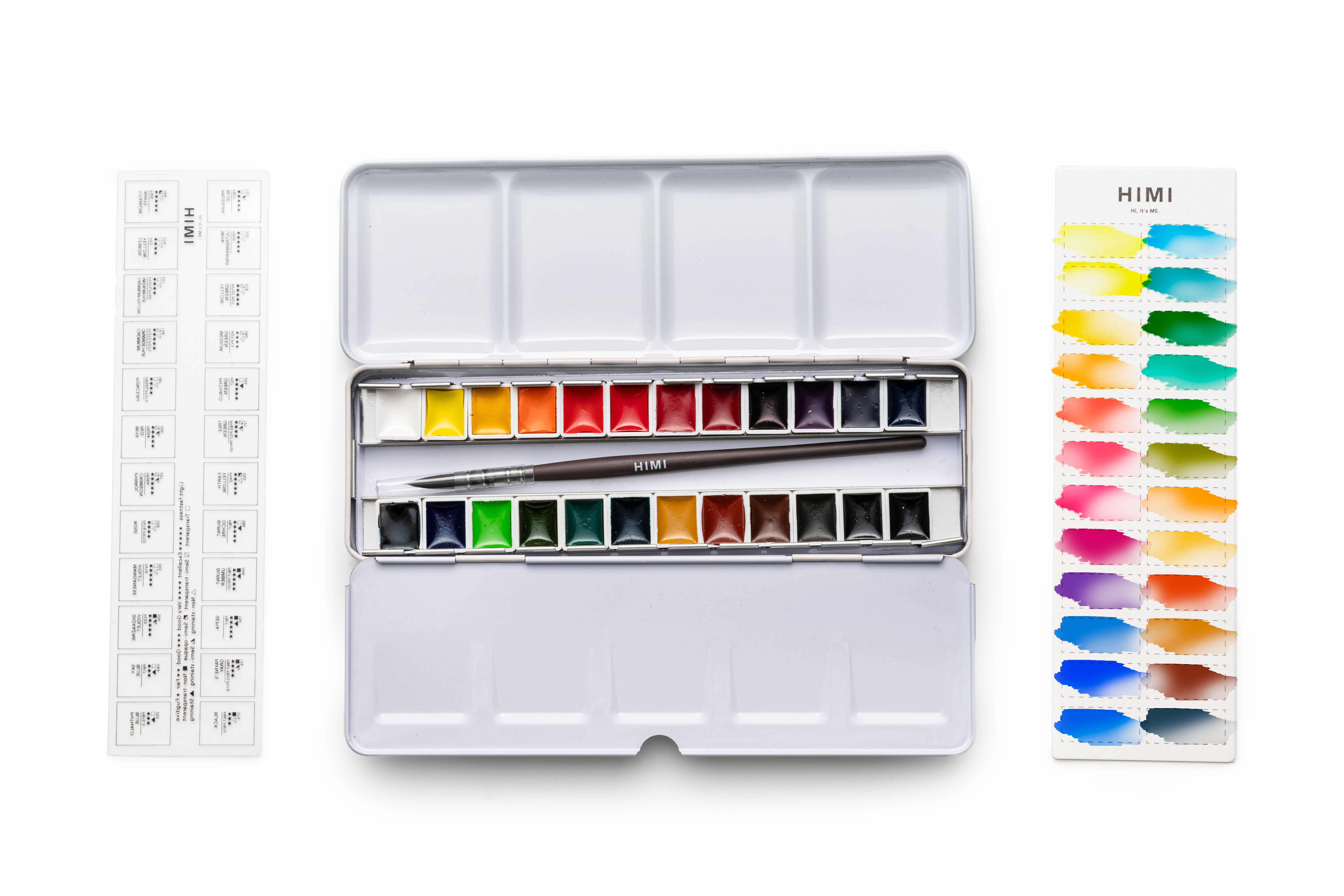 HIMI Watercolour Set - Set 24, Pans - 11