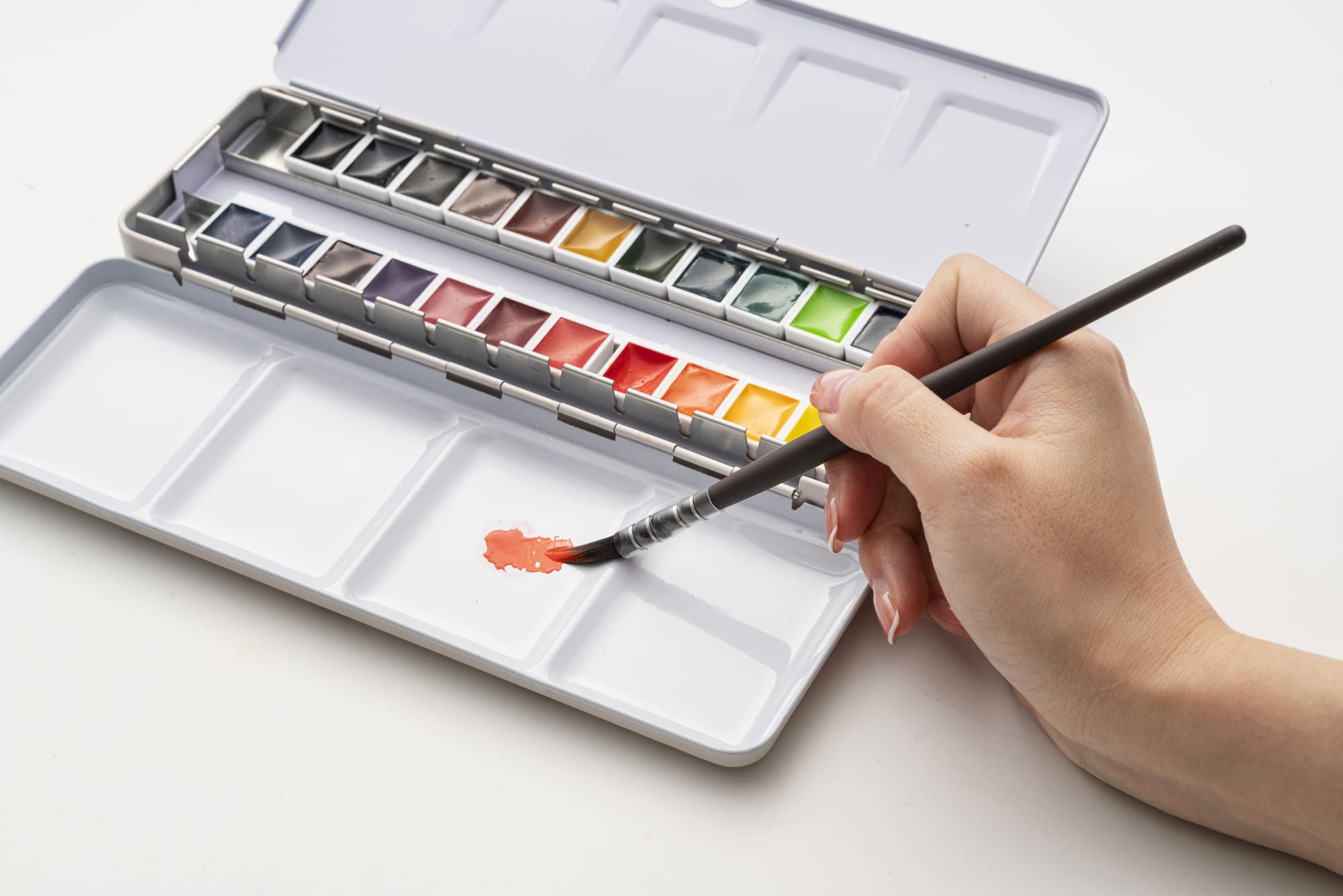 HIMI Watercolour Set - Set 24, Pans - 8