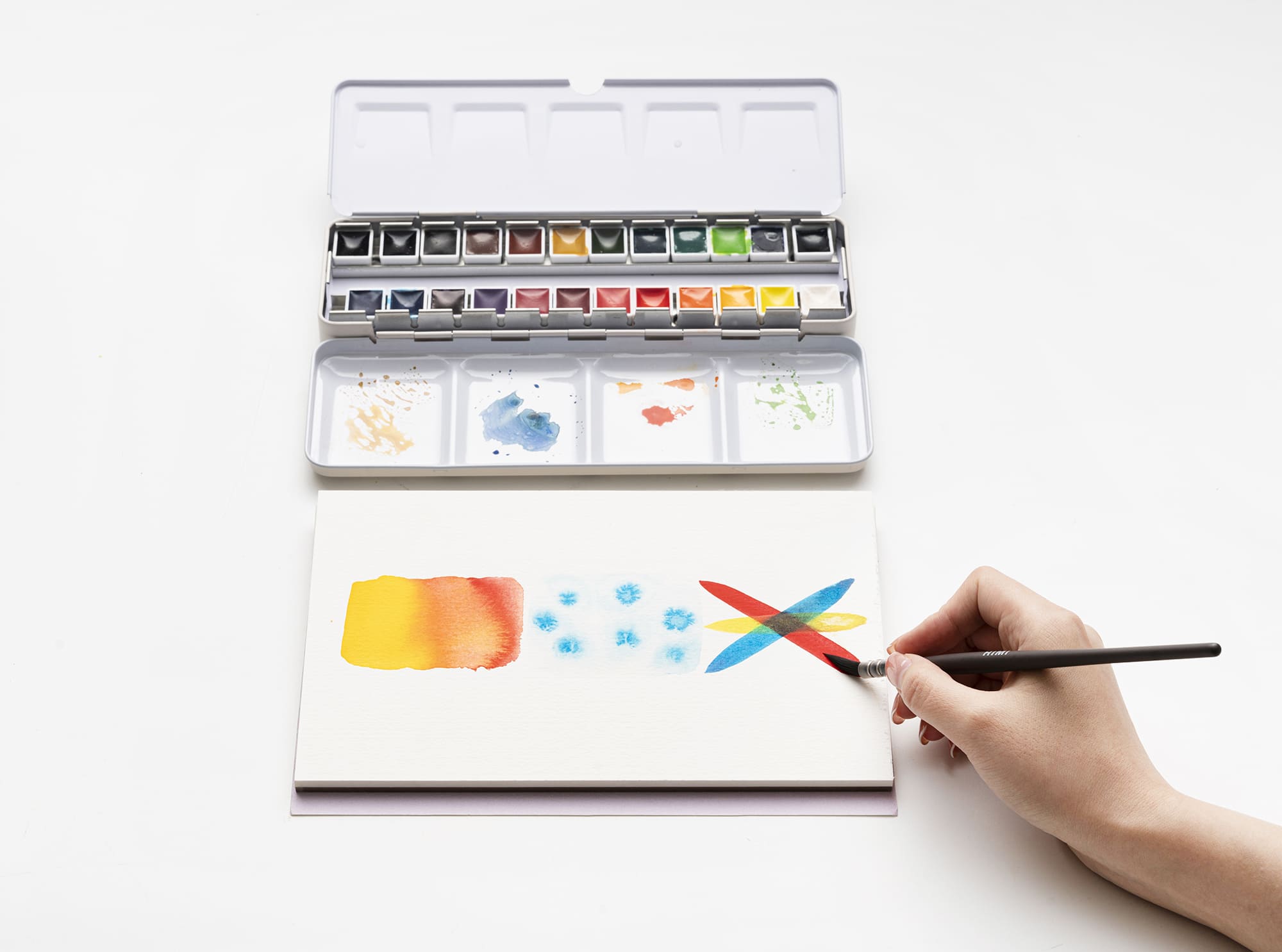 HIMI Watercolour Set - Set 24, Pans - 10