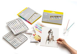 HIMI Watercolour Set - Set 18, 12 ml Tubes