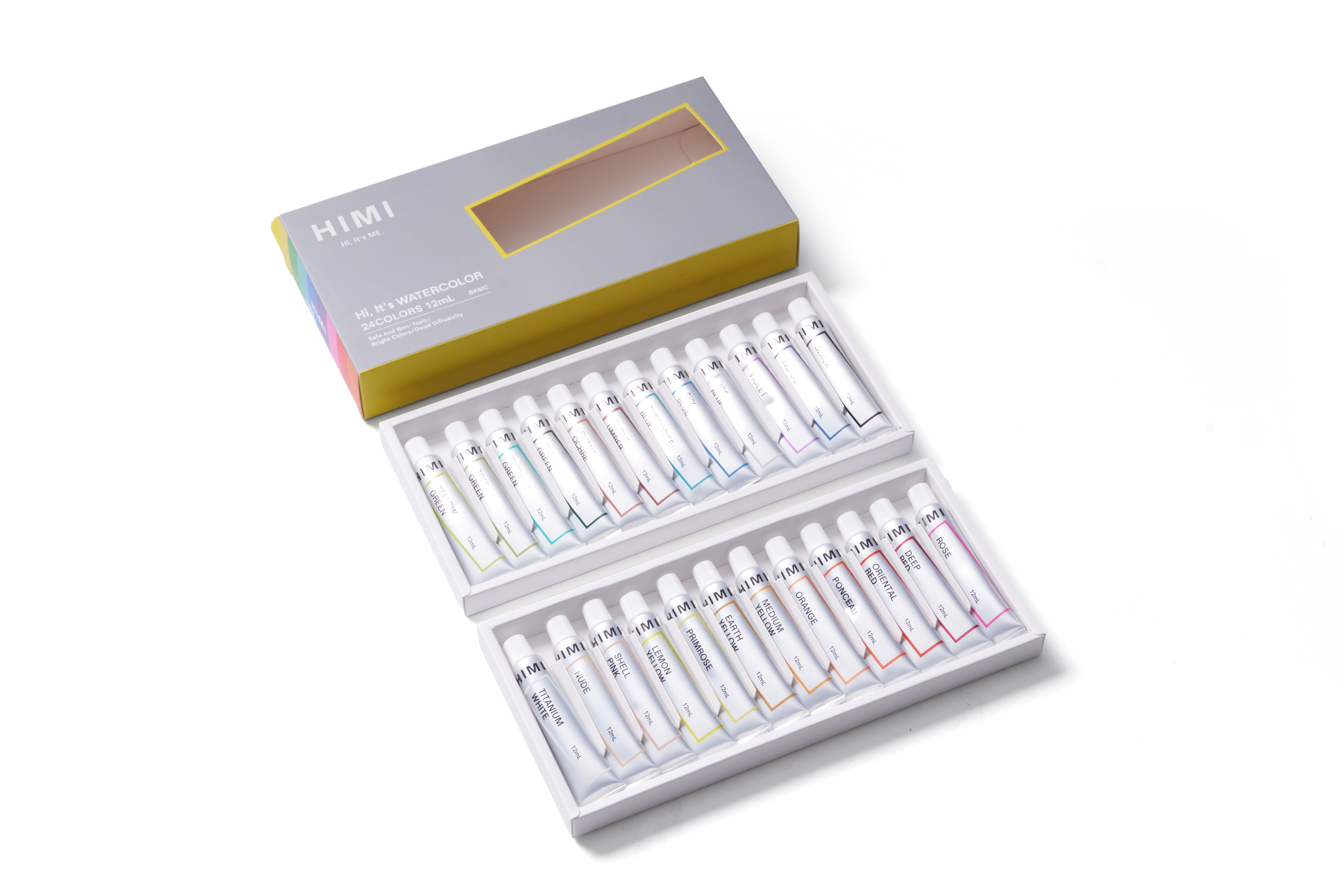 HIMI Watercolour Set - Set 24, 12 ml Tubes - 3