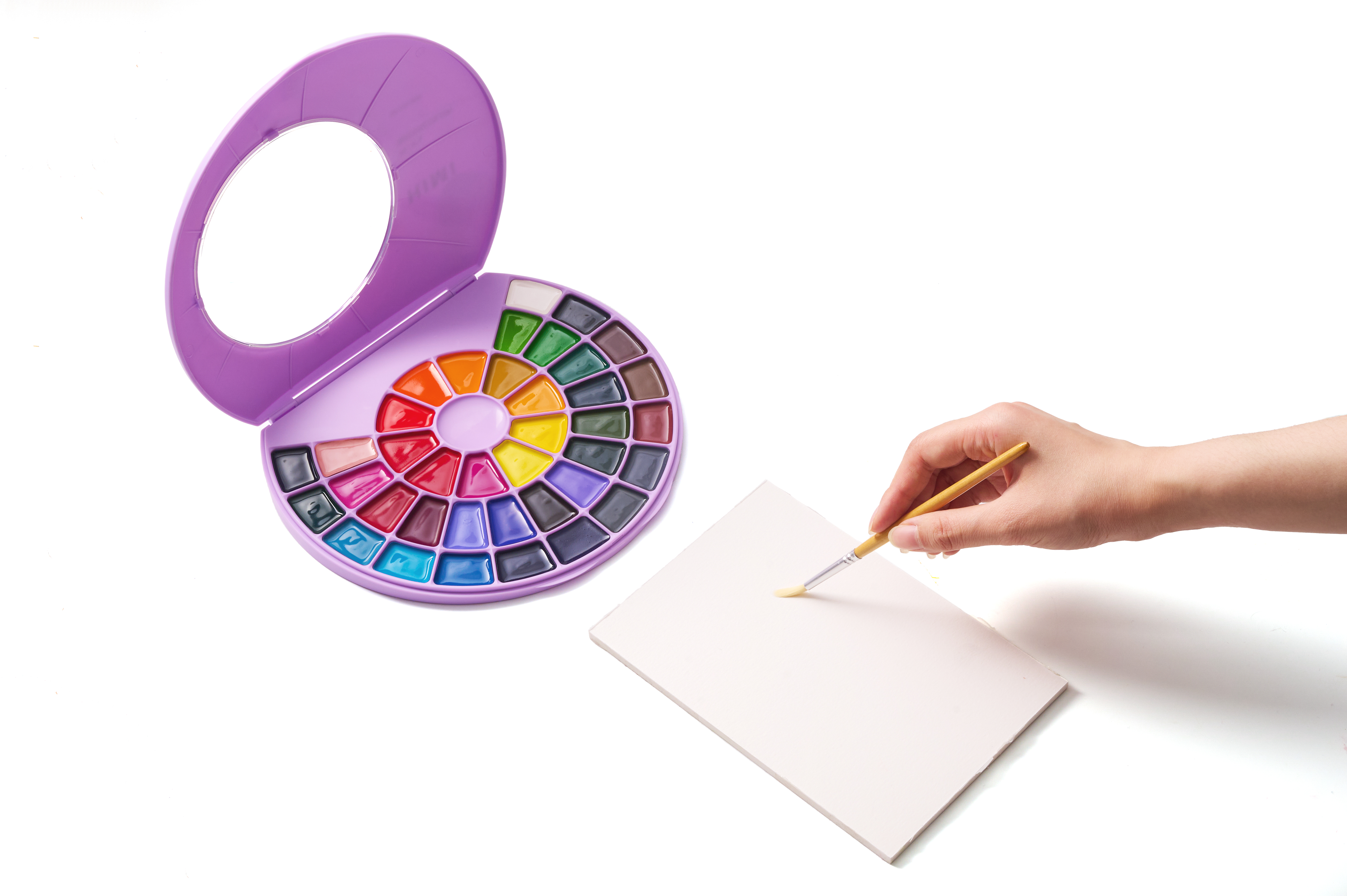 HIMI Watercolour Set - kit 24, Pans - 8