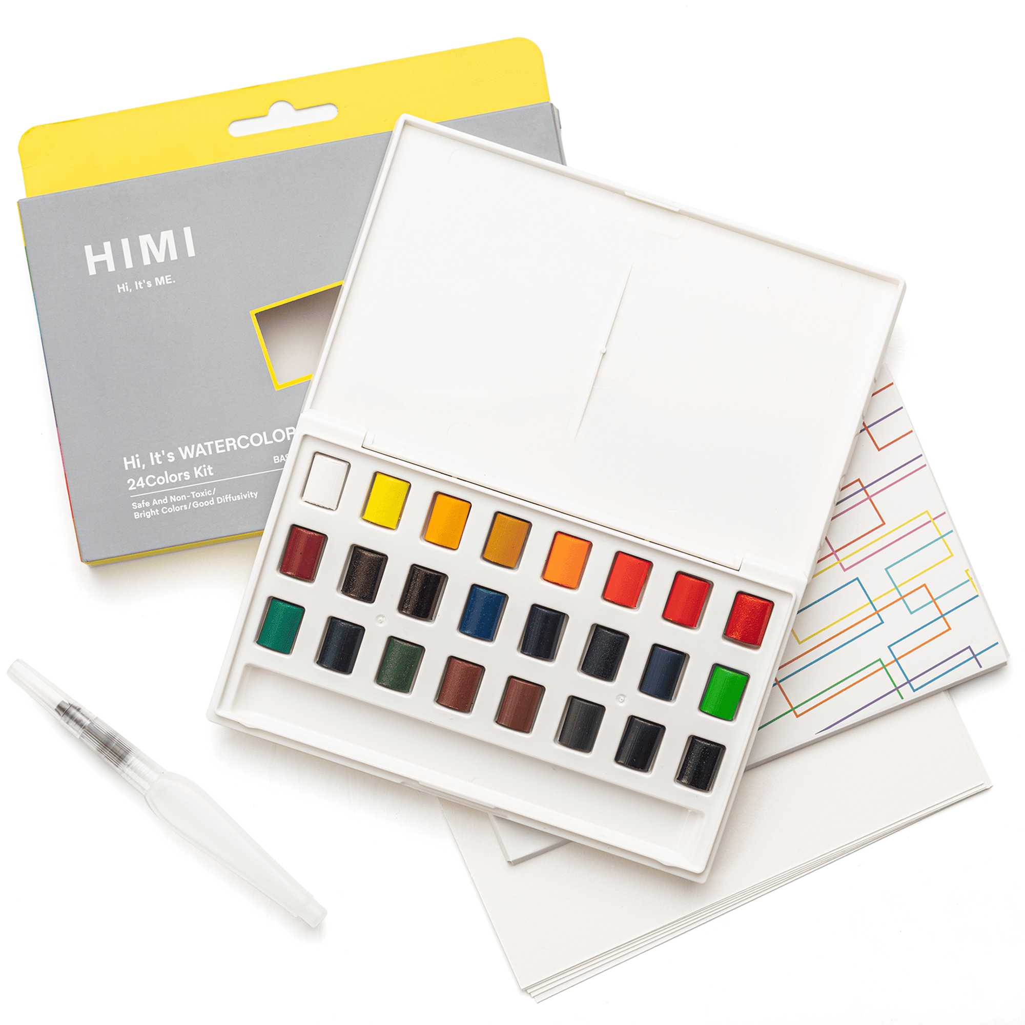 HIMI Watercolour Set - kit 24, Pans