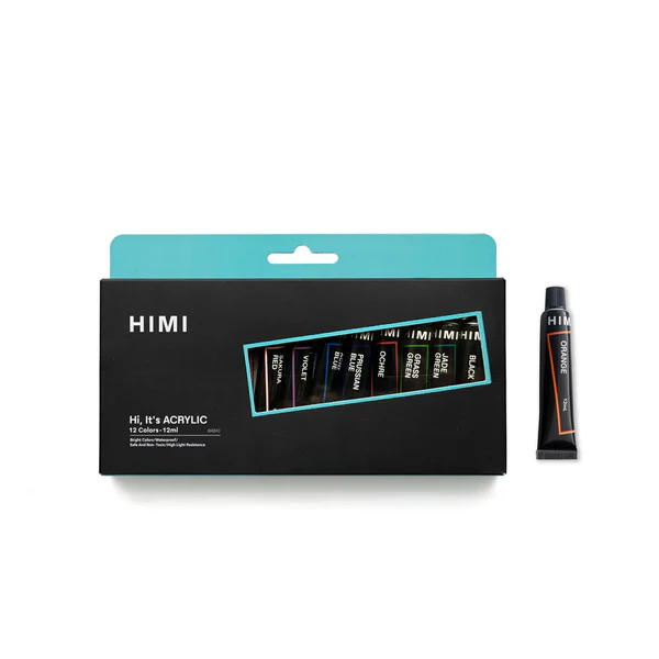 HIMI Acrylic Colour Set 12 x 12 ml