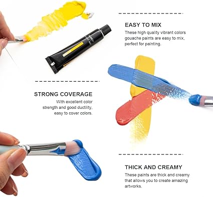 HIMI Acrylic Colour Set 24 x 12 ml - 4