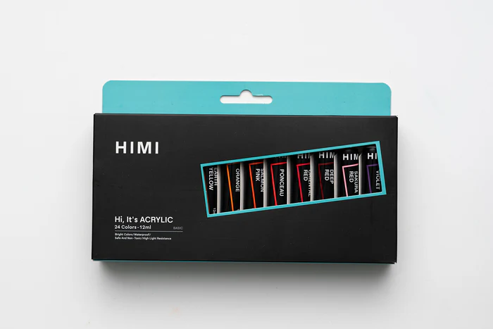 HIMI Acrylic Colour Set 24 x 12 ml