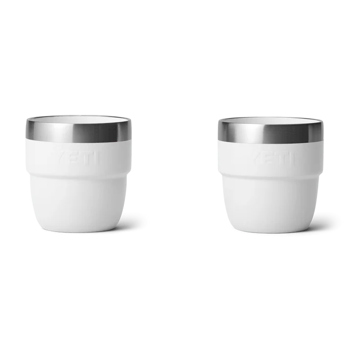 YETI - Rambler Stackable Espresso Cups - Espressokoppar 2st - Vit - 120ml - 3