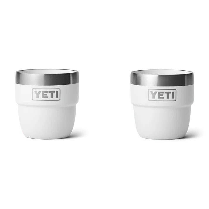 YETI - Rambler Stackable Espresso Cups - Espressokoppar 2st - Vit - 120ml - 2