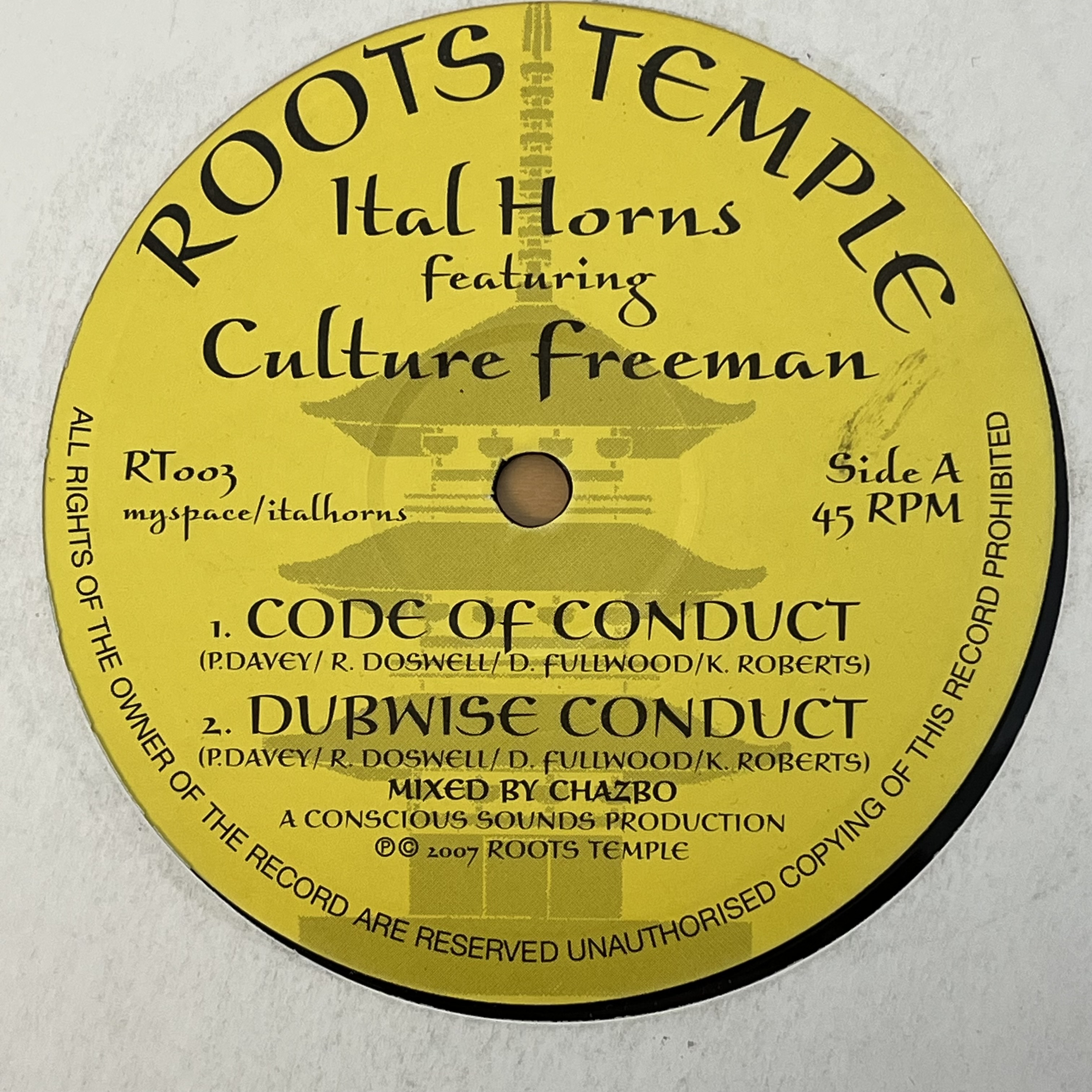 Ital Horns – Code Of Conduct