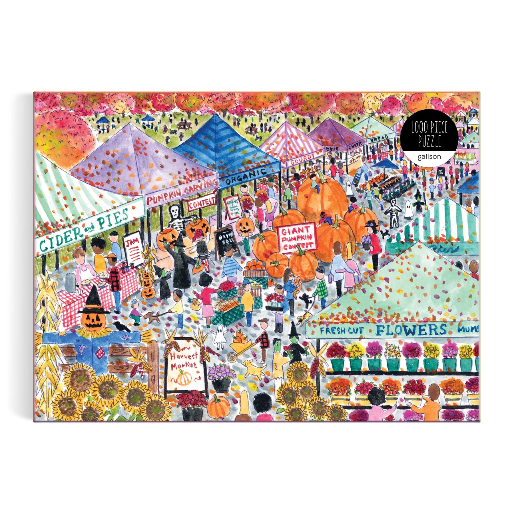 Michael Storrings Harvest Market 1000 Piece Puzzle - 2