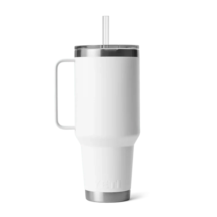 YETI - Rambler Straw Mug - Mugg med sugrör - Vit - 1,2l - 2