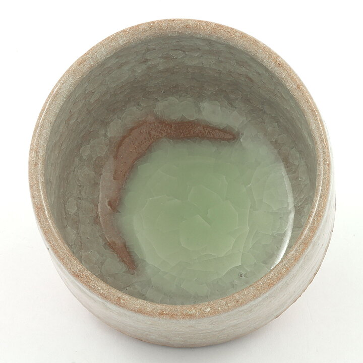 イサク・イサクソン  一点もの  白い結晶釉のボウル  茶碗  (10cm)  2000年代  #55