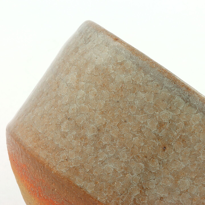 イサク・イサクソン  一点もの  白い結晶釉のボウル  茶碗  (10cm)  2000年代  #55