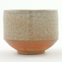 Isak Isaksson (2000s) Unique Chawan Bowl with White Crystalline Glaze 10 cm #55