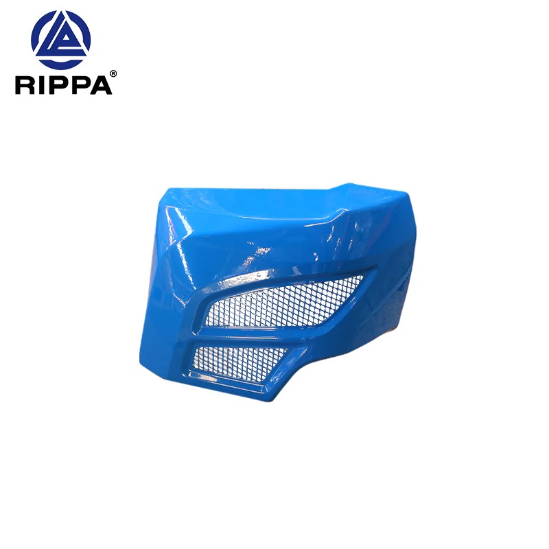 R15-4 Kubota Yooper left guard (powder coated - traffic blue RAL5017) - 3