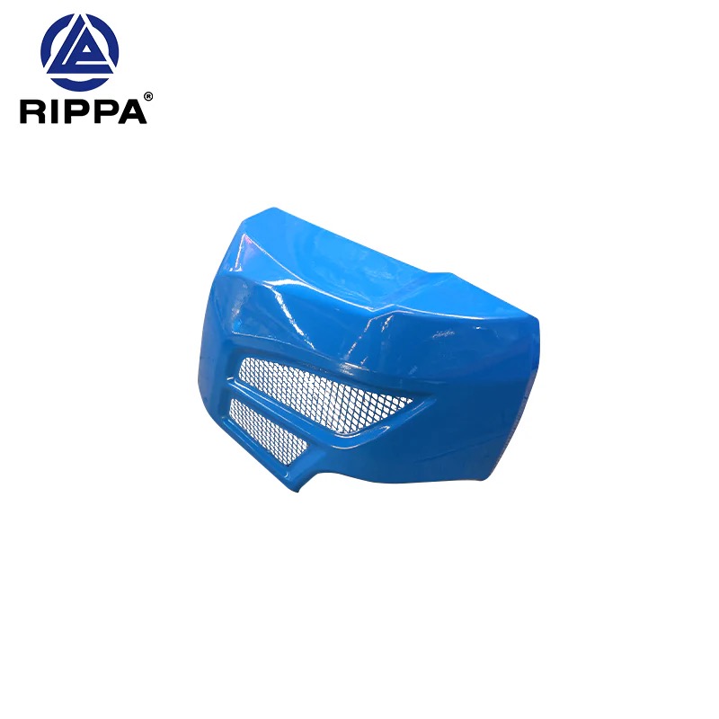 R15-4 Kubota Yooper left guard (powder coated - traffic blue RAL5017)