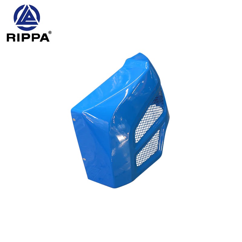 R15-4 Kubota Yooper left guard (powder coated - traffic blue RAL5017) - 2