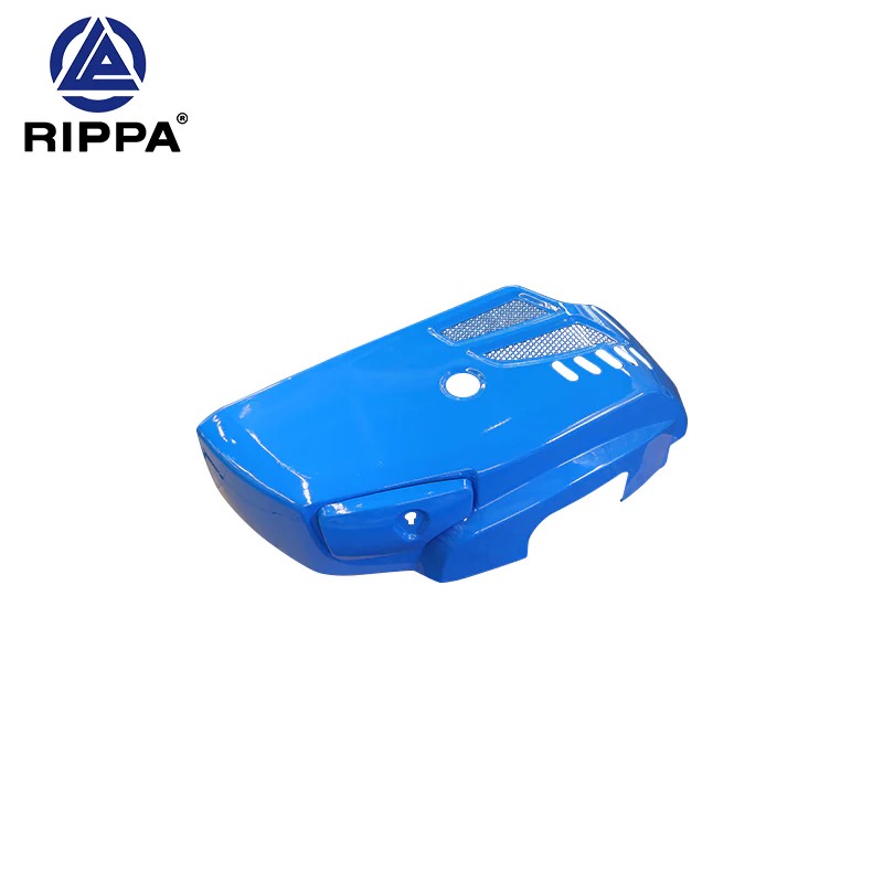 R15-4 Kubota Yooper right guard (powder coated - traffic blue RAL5017