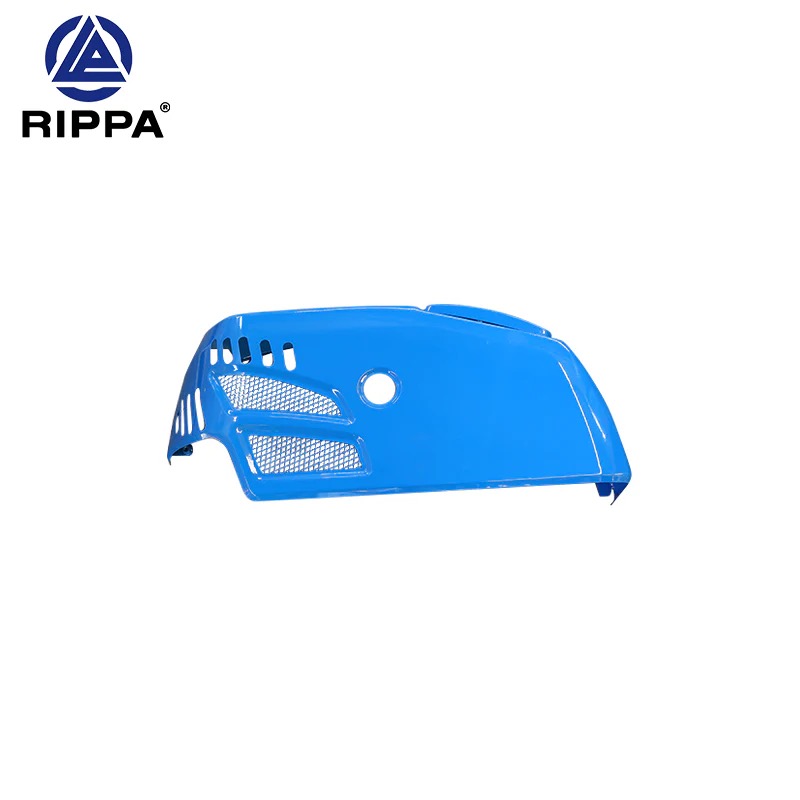 R15-4 Kubota Yooper right guard (powder coated - traffic blue RAL5017 - 2