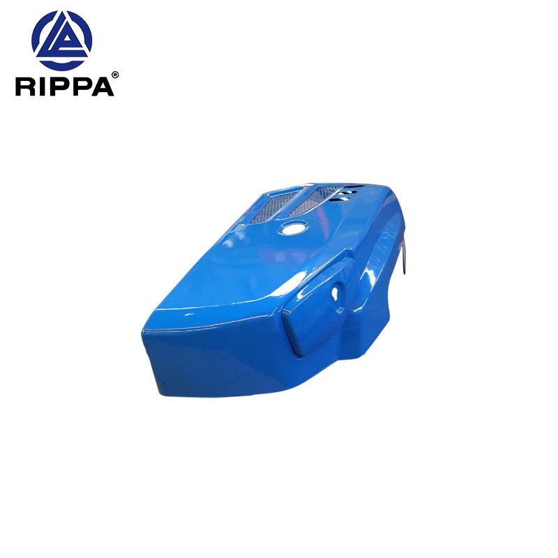R15-4 Kubota Yooper right guard (powder coated - traffic blue RAL5017 - 3